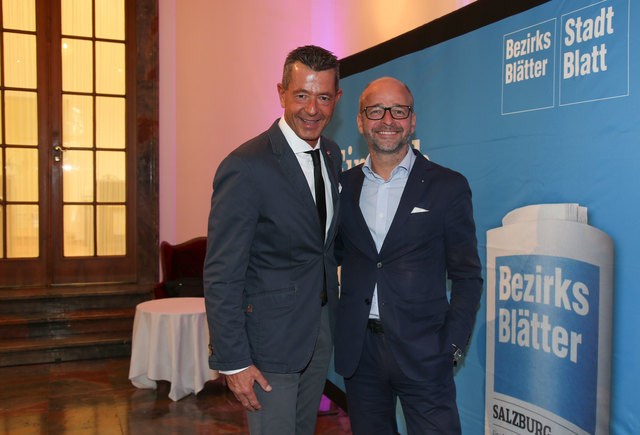 BB-Salzburg-GF Michael Kretz und Toni Santner von der Agentur P8 | Foto: Neumayr/Berger