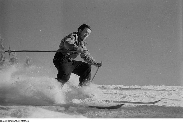 Der Museumsverein Kammern lädt zum Vortrag über Skigeschichte. | Foto: © Deutsche Fotothek