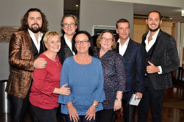 Die Jungen Tenöre und Startrompeter Kevin Pabst in Niklasdorf.