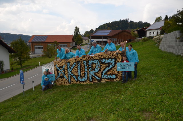 ÖVP-Team Julbach rund um GPO Günter Fischer. | Foto: Foto: OÖVP