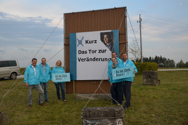 ÖVP-Team Arnreit mit GPO Vbgm. Andrea Hofer, Bgm. Heinz Kobler und BB-Obmann Thomas Egger. | Foto: Foto: OÖVP