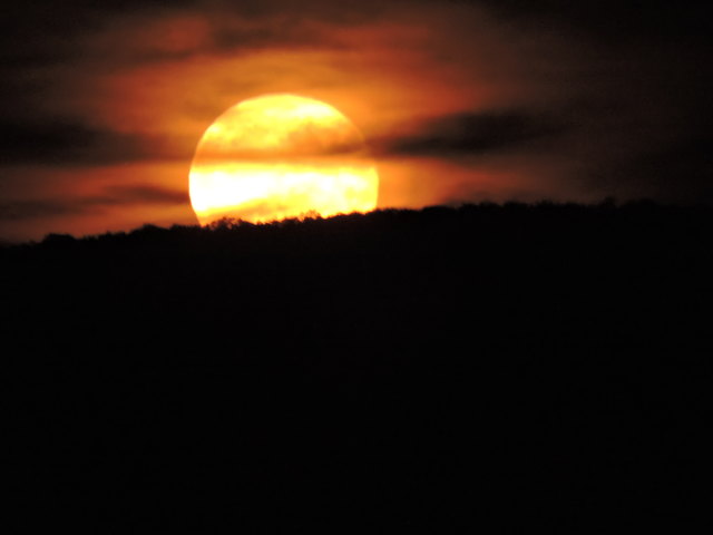 vollmond am 6.10. richtung Hornstein