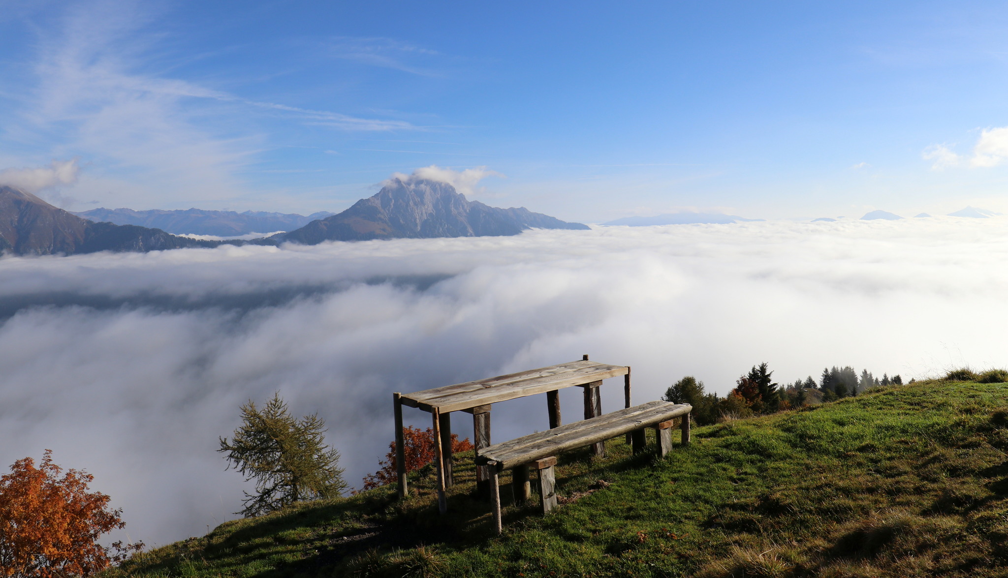 Herbst auf den Gailtaler Alpen Gailtal
