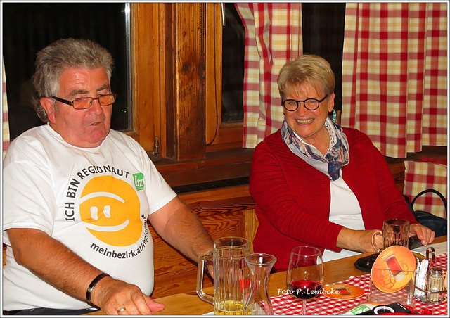 Alois und Renate sind bester Stimmung