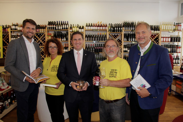 Von links: Peter Lehner, Barbara Perkles, Andreas Rabl, Norbert Perkles und Michael Fischer.