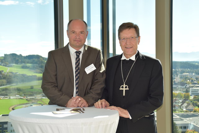 Sind stolz auf das Projekt: Ärztlicher Leiter Gustav Raimann und Hubert Stotter, Rektor der Diakonie de La Tour | Foto: Friessnegg