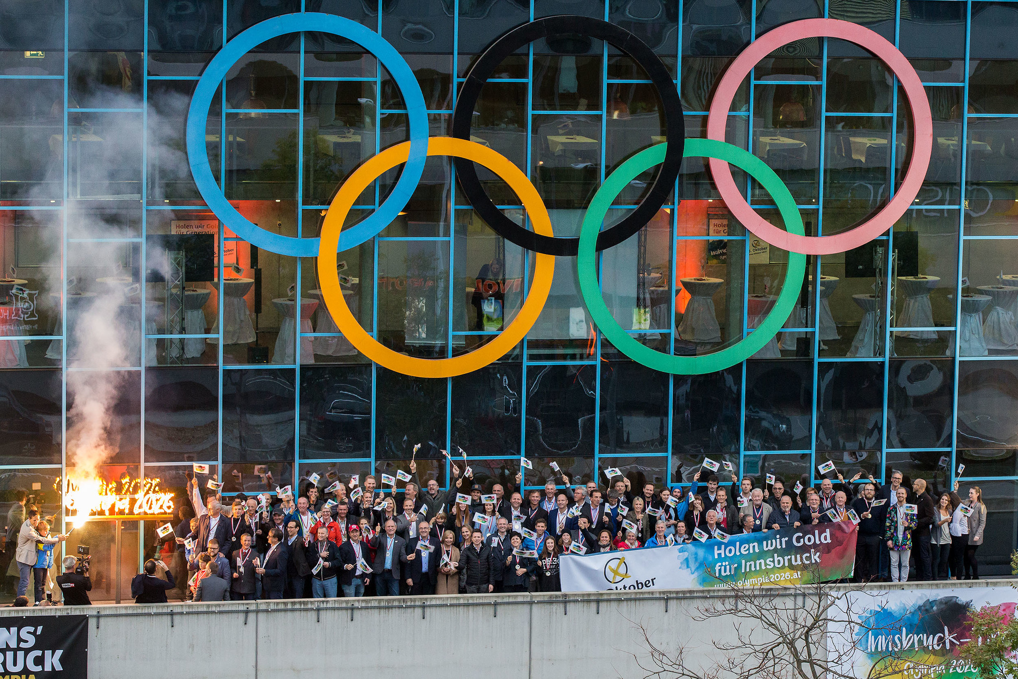  Innsbruck/Tirol brennt für Olympia 2026 - Kitzbühel Illustration 