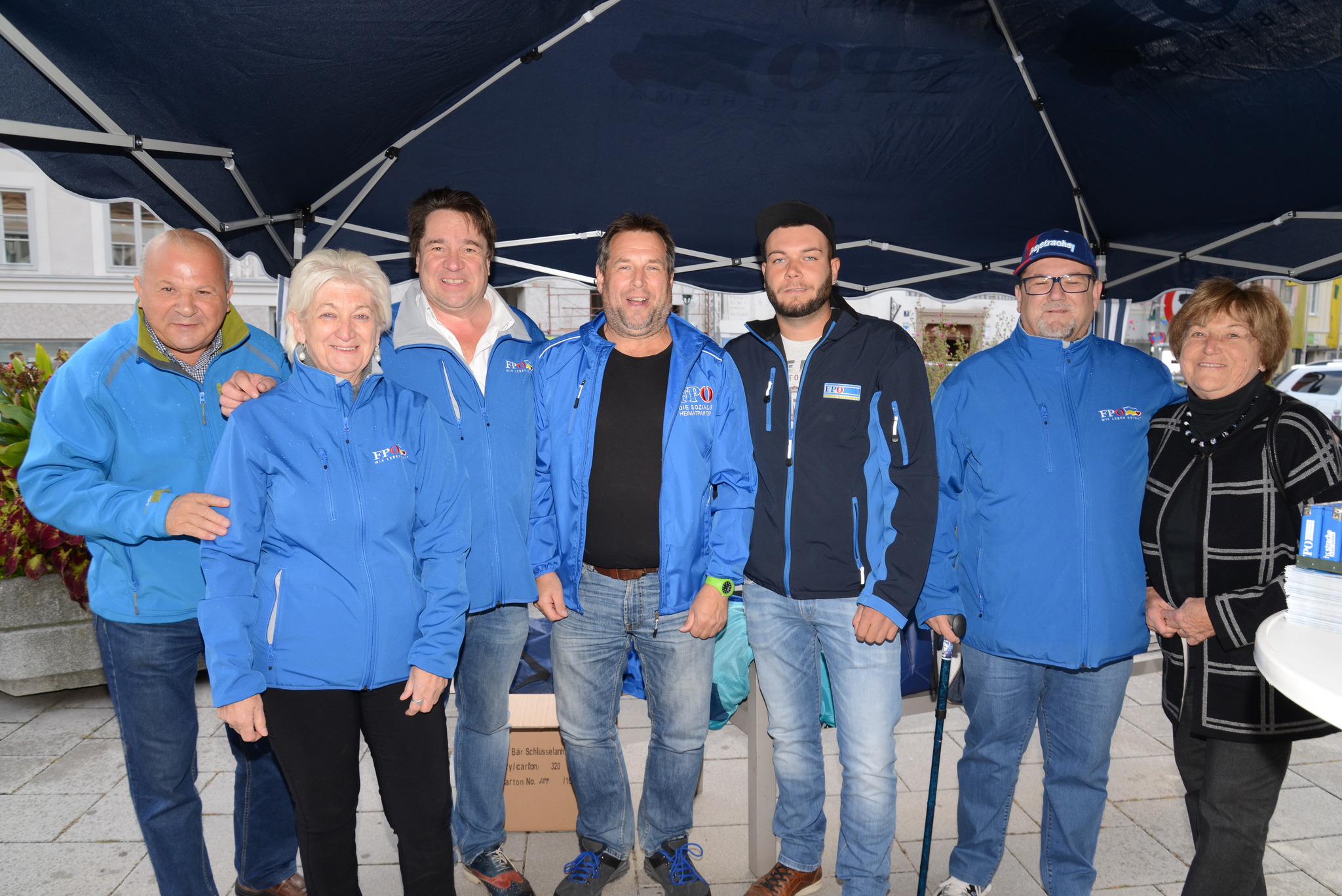 WahlInfo im Zentrum von Horn Horn