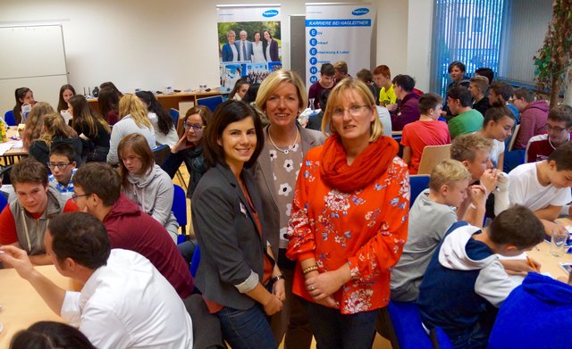 Verena Rössler Karin Eiwan und Alexandra Mitterhauser vom Arbeitsmarktservice Zell am See