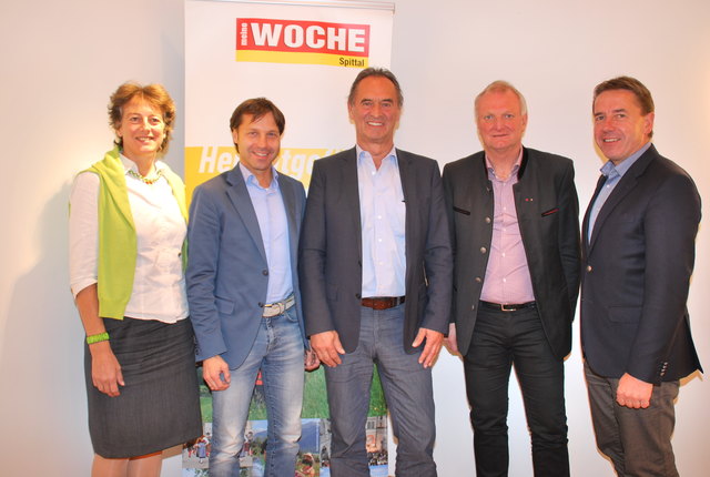 Dorothea Gmeiner-Jahn, Markus Unterdorfer-Morgenstern, Gabriel Obernosterer, Günther Novak und Erwin Angerer (v.li.) | Foto: Verena Niedermüller