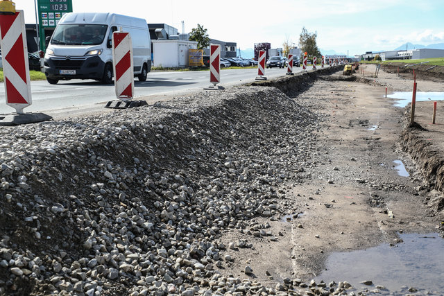 Seit Ende September ist hier Baustelle angesagt.