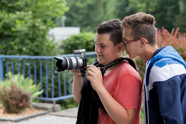 Die Schüler der Neuen Mittelschule in Altheim blickten hinter die Kulissen von professionellen Filmemachern. | Foto: NMS Altheim