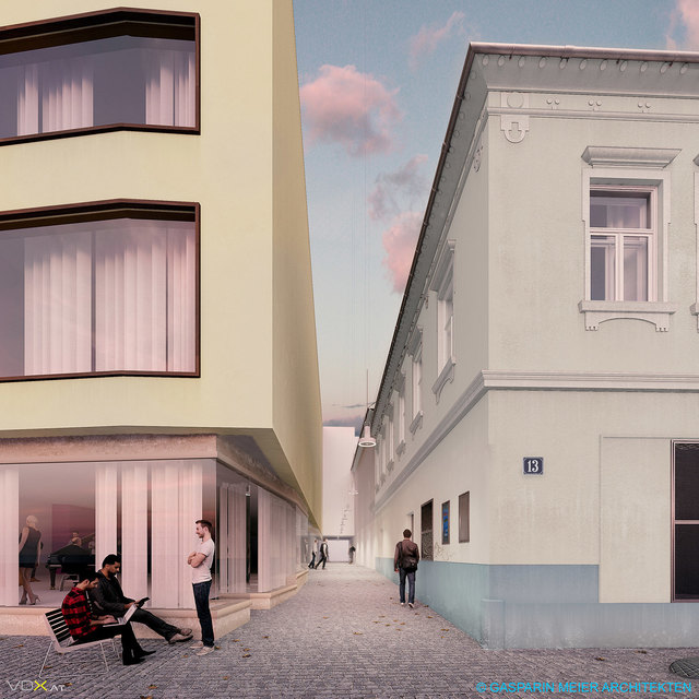 Die Grebnergasse wird offen und hell | Foto: Gasparin&Meier