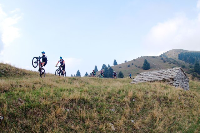 Auf den Bergen fühlt sich das Trainerteam am wohlsten | Foto: Kreiner