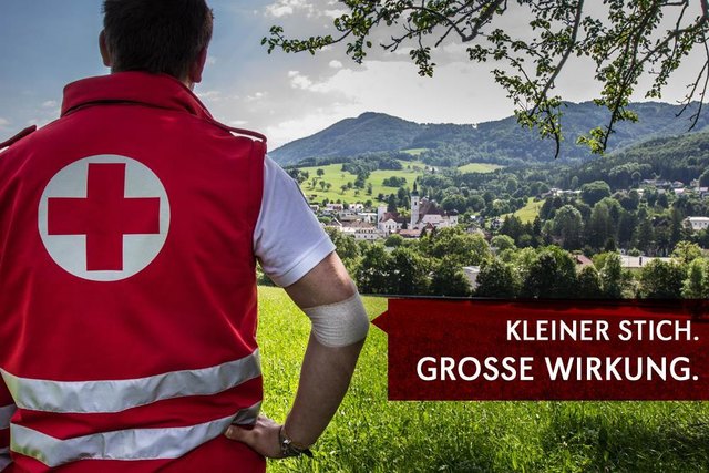 © ÖRK / Bitte kommen Sie JETZT Blutspenden!