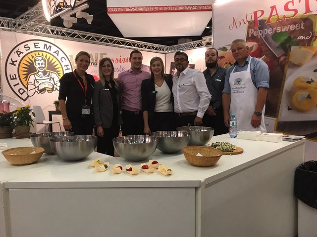 Die Käsemacher waren mit einem insgesamt 13-köpfigen Team in Köln. | Foto: Die Käsemacher