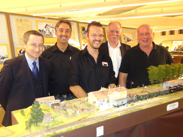 Besondere Freunde der Sulmtalbahn: (v.l.) Armin Klein, Dietmar Zweidick, Karl-Heinz Grubelnik, Alois Reiter und Norbert Spari.