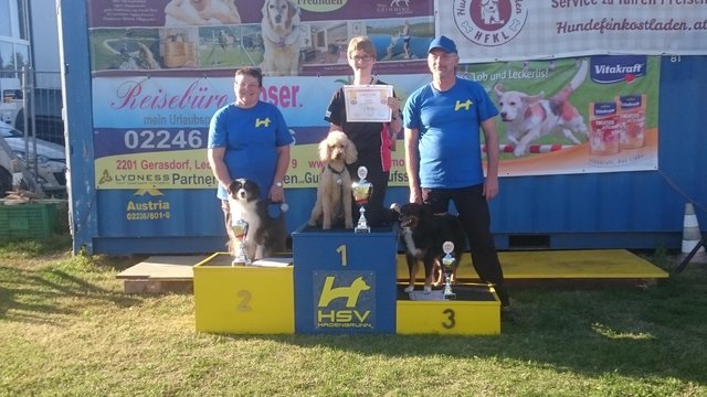 ÖHU Agility-Staatsmeister 2017 - Babsi Bozek und Cevin