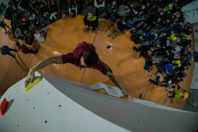 Die Boulder-Landesmeisterschaften werden in Bad Ischl ausgetragen. | Foto: K3 Kletterhalle