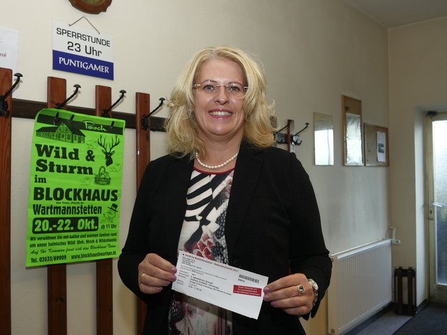 Zuversichtlich am Vormittag: Sylvia Kögler.