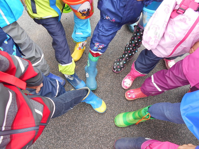 Nicht nur der Herbst ist bunt, auch die Gummistiefel