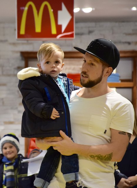 Tobias Griener und sein Papa Alexander eroberten den Laufsteg.