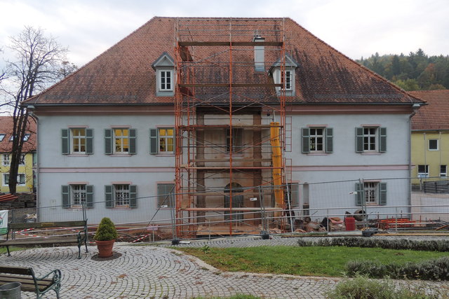 Noch heuer soll der Lift für einen barrierefreien Zugang im denkmalgeschützten Rathaus von Wies fertig gestellt werden. | Foto: KK