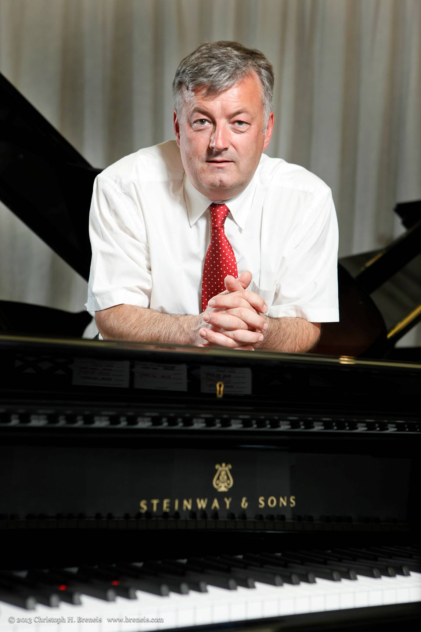 Christoph Koller ist stolz auf 20 Jahre Steinway.