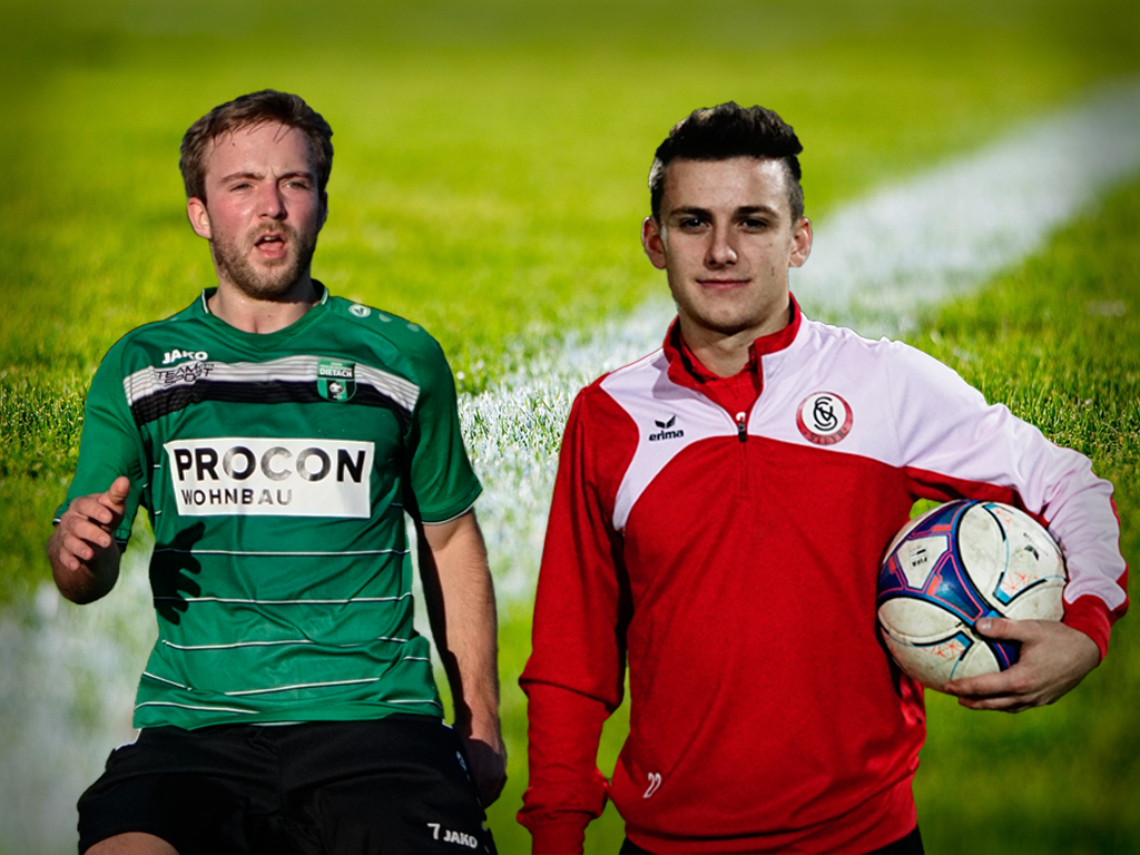 Selbe Sportart, unterschiedliche Werdegänge. Alexander Staudecker (l.) kehrt dem Profifußball den Rücken und Christian Lichtenberger traut sich mittlerweile von der Bundesliga zu träumen.