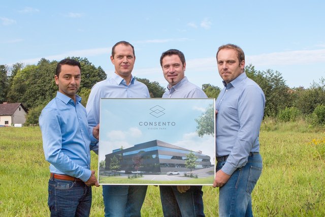 Von links: Can Sinirtas, Thomas Rockenschaub, Andreas Rockenschaub, Peter Rockenschaub.