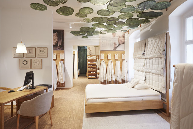 Probeliegen ist in der Grüne Erde-Schlafwelt ausdrücklich erwünscht. | Foto: Grüne Erde