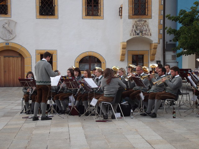 Die Dorfmusik Wölting beim diesjährigen Platzkonzert am Tamsweger Marktplatz. | Foto: Regionaut moser Michael