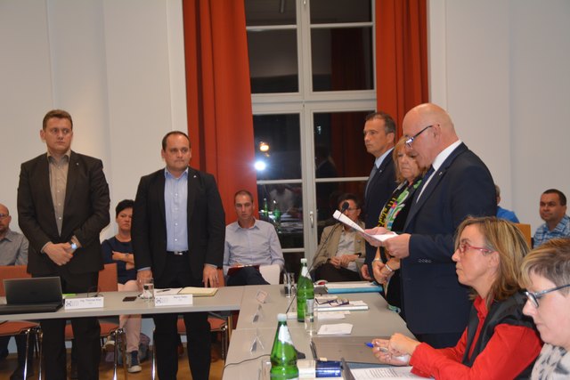 In Oberwart fand die konstituierende Sitzung des Gemeinderats statt.