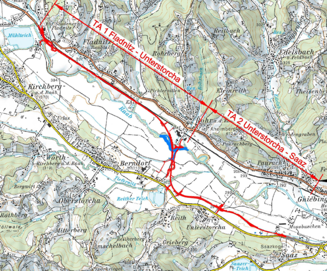 Die Trassenführung für die neue Bundesstraße 68 zwischen Saaz und Studenzen steht fest.
