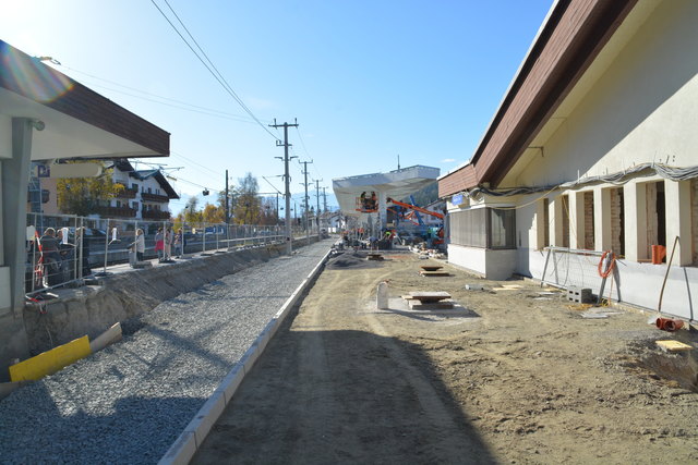 Die Umbauarbeiten am Bahnhof Seefeld schreiten zügig voran.