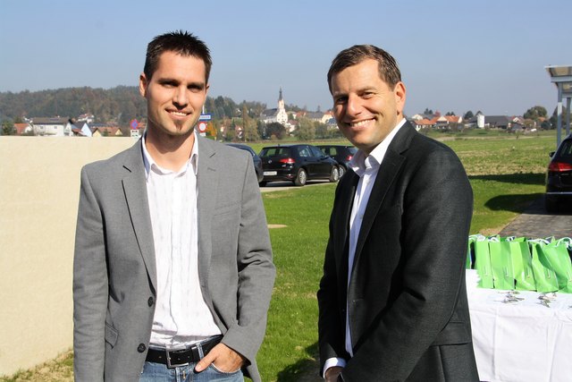 Hausmannstättens Amtsleiter Johannes Kern und Bernd Kohlbacher