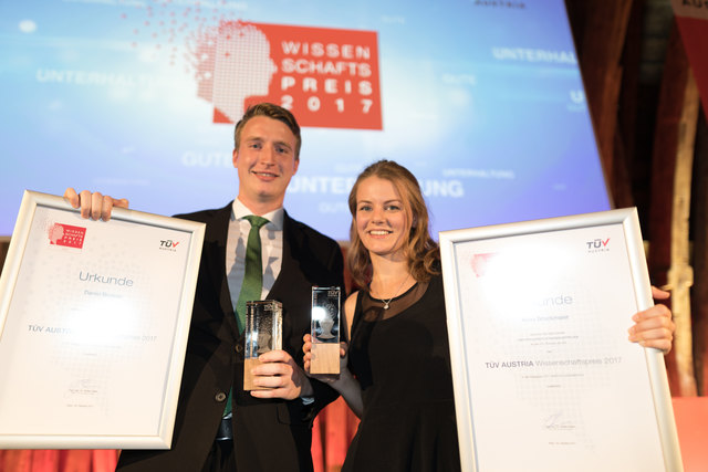 Daniel Brunner, Anna Bruckmaier | Foto: TÜV AUSTRIA Gruppe/APA-Fotoservice/Hinterramskogler