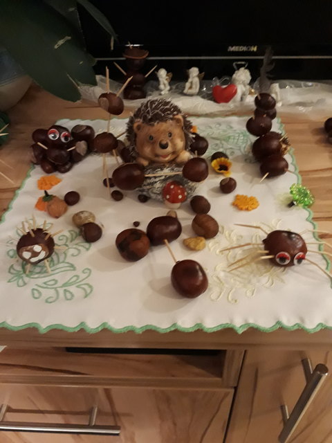 Basteln mit dem was der Herbst hergibt