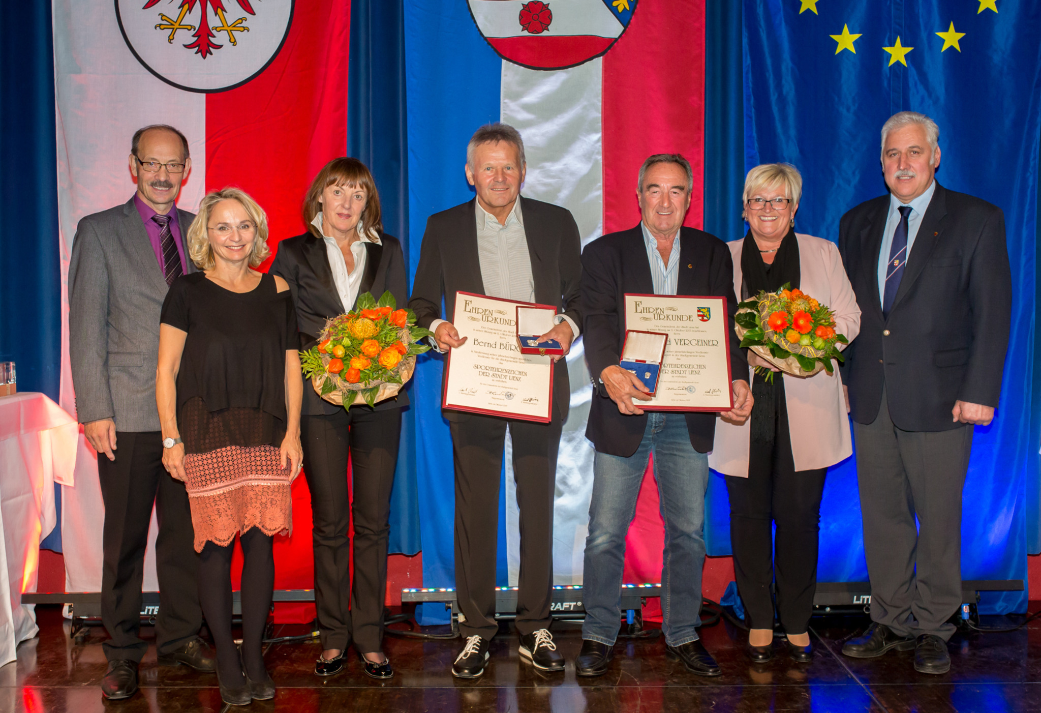 Stadt Lienz ehrte Sportler und Funktionäre Osttirol