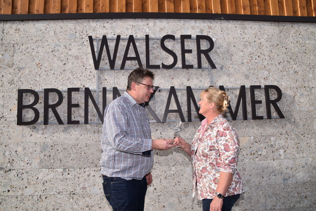 Edelbrandsommelier Matthias Seidl mit seiner Frau Marianne.
