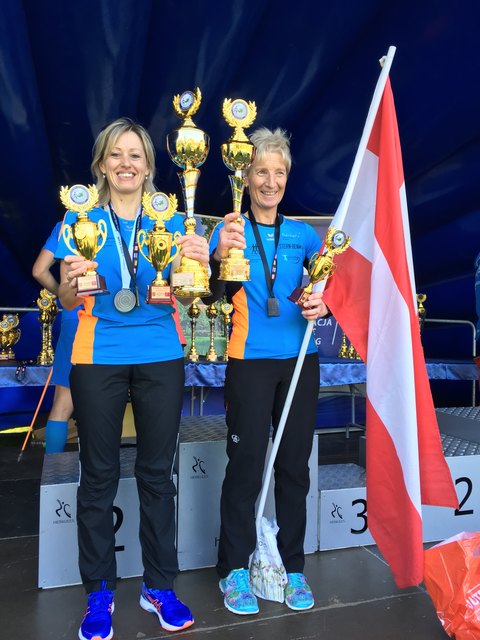 Siegreich: Claudia Trattnig und Anna Maria Jernej (von links) | Foto: KK