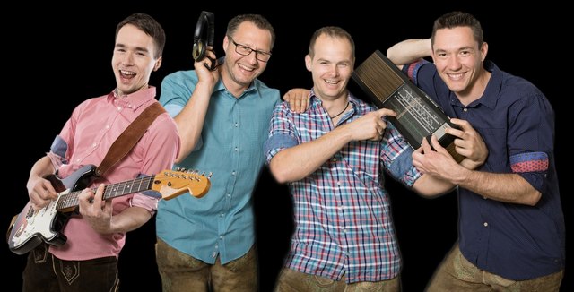 Spielen morgen zum Abschluss des Wandertags live in der Stocksporthalle in Neuseiersberg: "Die Krochledern" | Foto: KK