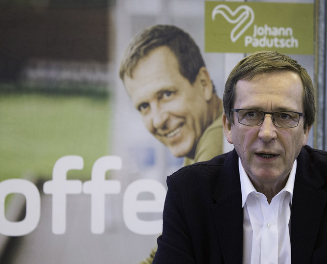 Johann Padutsch geht als Bürgermeisterkandidat für die Bürgerliste in die Wahl am 26. November. | Foto: Bürgerliste