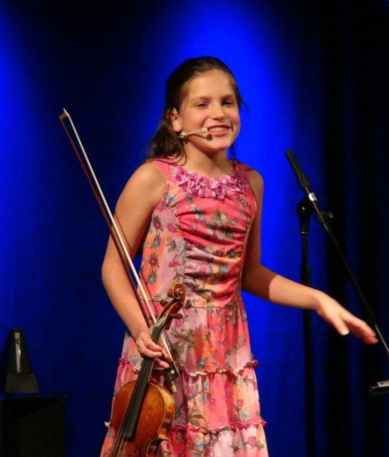 Mit ihrem kindlichen Charme verzaubert Allegra ihr Publikum | Foto: Kulturverein Dobersberg