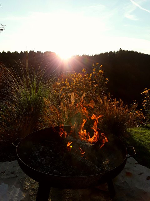 Herbstliches Sonnenfeuer