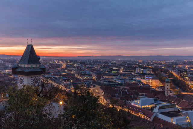 Blick über Graz