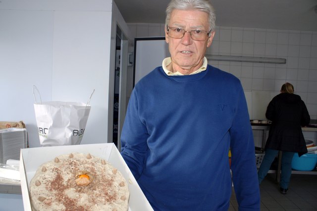 Die Maronitorte wurde vom Cafe Evi gesponsert
