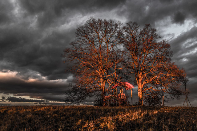 Die Marienstatue in Güssing-Ortsteil Rosenberg