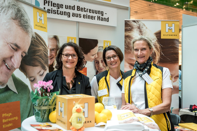 Das Hilfswerk präsentierte sein landesweites Leistungsspektrum. | Foto: Adi Aschauer