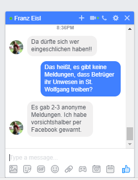 Die Hacker kommunizierten sogar via Messenger mit der Redaktion.